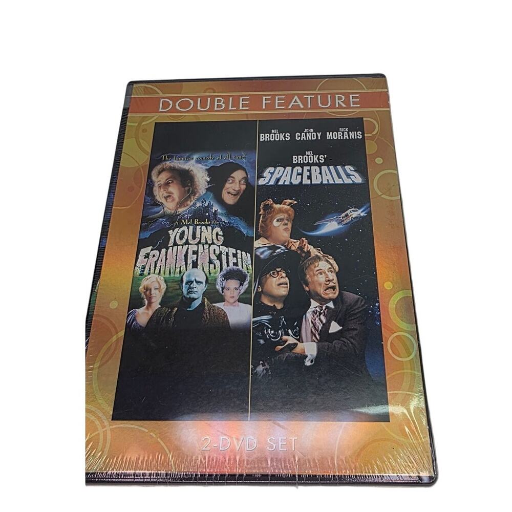 Young Frankenstein Spaceballs Double Feature DVD 2-Disc Set New Sealed PG